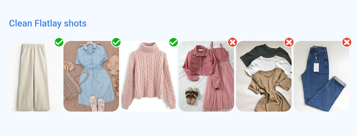 Flat-Lay Guideline Example